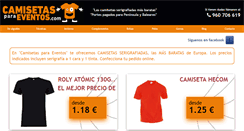 Desktop Screenshot of camisetasparaeventos.com